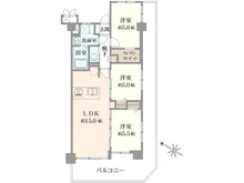 【神奈川県/横浜市緑区鴨居】日神パレステージ鴨居 間取り図
