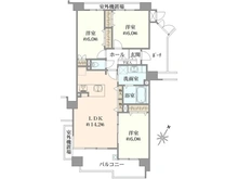 【東京都/八王子市東中野】ドラゴンマンション多摩学園都市伍番館 間取り図