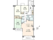 【東京都/町田市中町】バームステージ町田中町 間取り図
