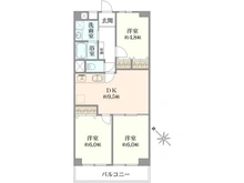 【神奈川県/大和市つきみ野】つきみ野スカイハイツ 間取り図