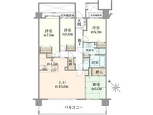 【神奈川県/相模原市中央区共和】日神パレステージ淵野辺欅通り 間取り図