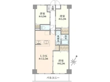 【神奈川県/相模原市南区南台】ネオハイツ小田急相模原 間取り図