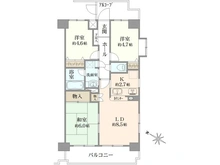 【神奈川県/厚木市妻田東】グランマーレ本厚木 間取り図