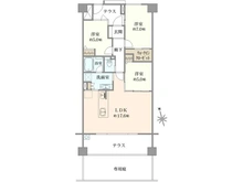 【神奈川県/横浜市緑区長津田】ウォルトンズコート長津田 B棟 間取り図