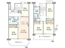 【東京都/稲城市長峰】長峰杜の3番街 1号棟 間取り図