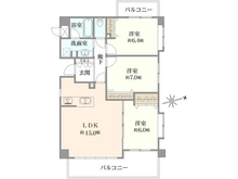 【東京都/多摩市鶴牧】ダイアパレス多摩センターIII 間取り図