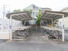 【神奈川県/相模原市南区東林間】相模大野ハイツ A棟 駐輪場