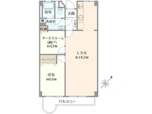 【神奈川県/相模原市南区東林間】相模大野ハイツ A棟 間取り図