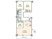 【神奈川県/相模原市南区上鶴間】ルネ東林間 D棟 間取り図