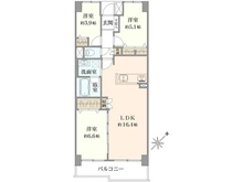 【神奈川県/海老名市上今泉】ライオンズマンションかしわ台 間取り図