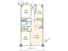 【神奈川県/相模原市中央区中央】ダイアパレス相模原中央 間取り図