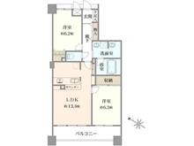 【神奈川県/相模原市中央区相生】レクセルマンション淵野辺 間取り図