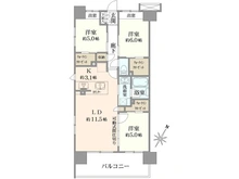 【神奈川県/座間市相模が丘】サンクレイドル小田急相模原 間取り図