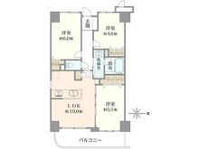 【神奈川県/海老名市中央】ダイアパレス海老名 間取り図