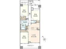 【神奈川県/相模原市中央区星が丘】グリーンティエラ星が丘 間取り図