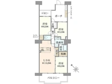 【神奈川県/相模原市緑区西橋本】オラリオンサイト四番館 間取り図