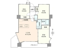 【神奈川県/相模原市中央区相模原】 ロアーブルビュー相模原 間取り図