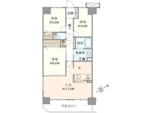 【神奈川県/相模原市中央区富士見】モア・ステージ相模原・富士見 間取り図