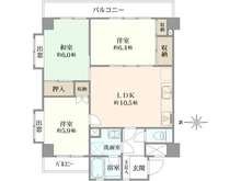 【神奈川県/綾瀬市蓼川】エミネンス相模大塚 間取り図