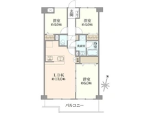 【神奈川県/大和市中央林間西】ライオンズマンション中央林間第6 間取り図