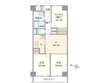 【神奈川県/相模原市中央区相模原】ローズハイツ相模原 間取り図