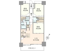 【神奈川県/相模原市中央区淵野辺】フェリズ淵野辺 間取り図