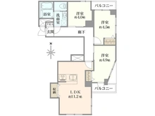 【東京都/目黒区駒場】ライオンズマンション駒場 間取り図