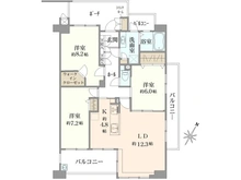 【神奈川県/座間市相模が丘】エステ・スクエア小田急相模原ステージV 間取り図