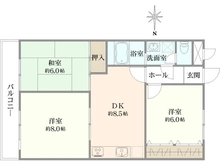 【神奈川県/大和市中央林間】ライオンズマンション中央林間第2 間取り図