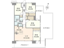 【神奈川県/伊勢原市桜台】リーフィアレジデンス伊勢原 間取り図