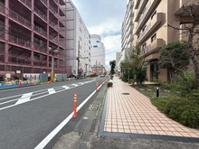 【神奈川県/厚木市中町】エクラン本厚木 前面道路