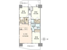 【神奈川県/厚木市田村町】ライフレビュー本厚木 間取り図