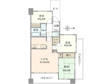 【神奈川県/厚木市旭町】エクセル本厚木 間取り図