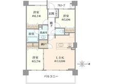 【神奈川県/相模原市中央区清新】レクセルガーデン相模原 間取り図