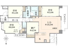 【神奈川県/横浜市鶴見区岸谷】リーデンススクエア横浜鶴見 間取り図