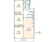【神奈川県/横浜市瀬谷区瀬谷】瀬谷ハイツ B棟 間取り図