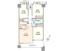 【神奈川県/大和市中央林間西】レクセルマンション中央林間 間取り図