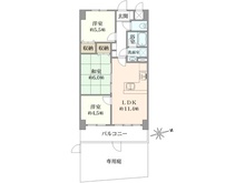 【神奈川県/相模原市南区鵜野森】ライオンズヒルズ町田第二 間取り図