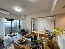 【神奈川県/相模原市南区東林間】藤和シティホームズ東林間ステージ2 リビング・ダイニング：奥：洋室