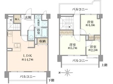 【神奈川県/海老名市国分南】NICガーデンハイム海老名 間取り図