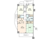【神奈川県/相模原市南区上鶴間本町】ライオンズガーデン相模大野 間取り図