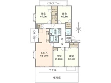 【東京都/町田市小山田桜台】ニュータウン小山田桜台2 29号棟 間取り図