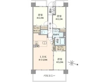 【神奈川県/横浜市緑区白山】 コスモ横浜鴨居ガーデンズ 間取り図