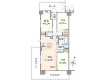 【神奈川県/大和市南林間】リブセ南林間フォレストアベニュー 間取り図