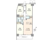 【東京都/町田市中町】ライオンズマンション町田中町第2 間取り図