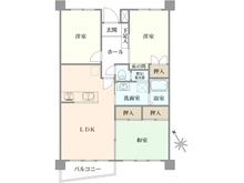 【神奈川県/相模原市南区相模大野】ライオンズマンション相模大野 間取り図