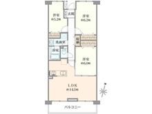 【神奈川県/相模原市南区上鶴間本町】クイーンシティ町田 間取り図
