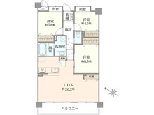 【神奈川県/相模原市南区上鶴間本町】スガヴァンティエム町田 間取り図