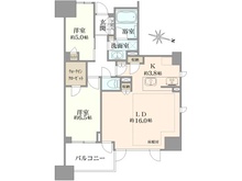 【東京都/世田谷区上馬】シティタワー駒沢大学ステーションコート  レジデンス棟 間取り図