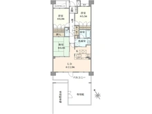 【神奈川県/相模原市中央区清新】クリオ相模原伍番館 間取り図